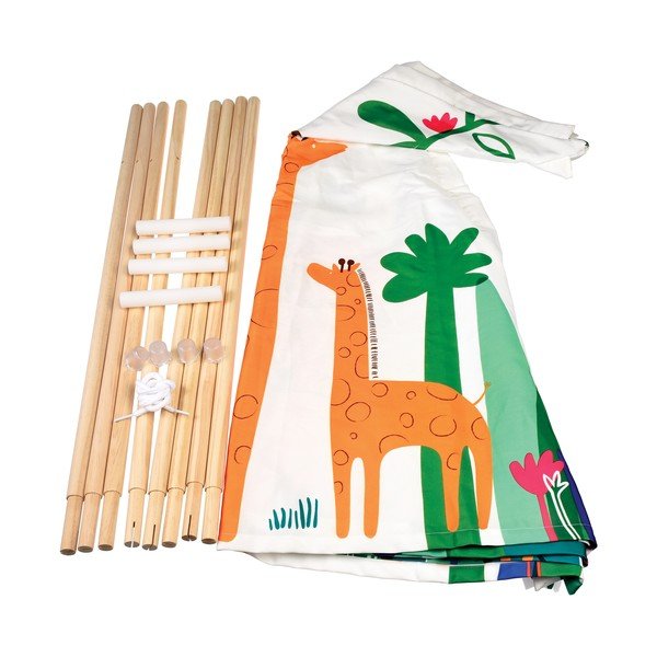 Dětské teepee s motivem džungle Rex London-image-3