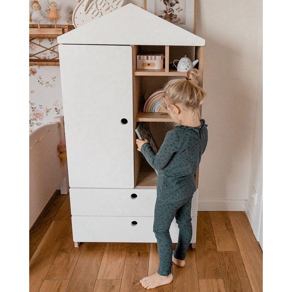 Valge laste garderoob Amsterdam West - BELLAMY-image-4