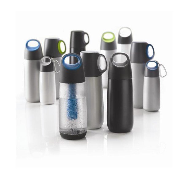 Zelená termoska s hrníčkem XD Design Bopp, 600 ml-image-4