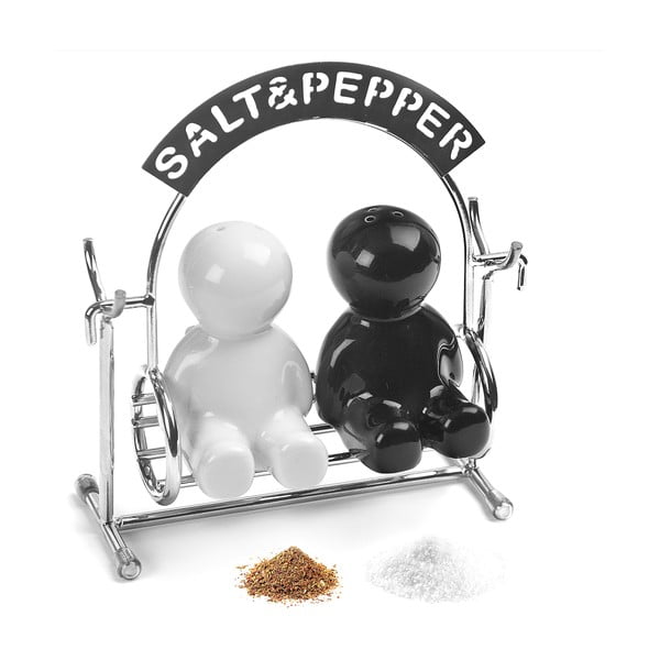 Soola- ja pipratoosid koos alusega Salt & Pepper - Balvi