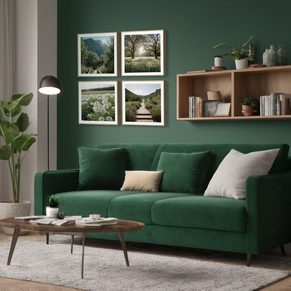 Maalid 4tk komplektis 30x30 cm Sunrise Hike-image-1