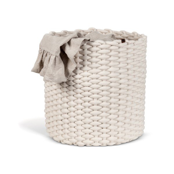 Riidest korv ø 40x40 cm Peach Skin Round XL - Bigso-image-4