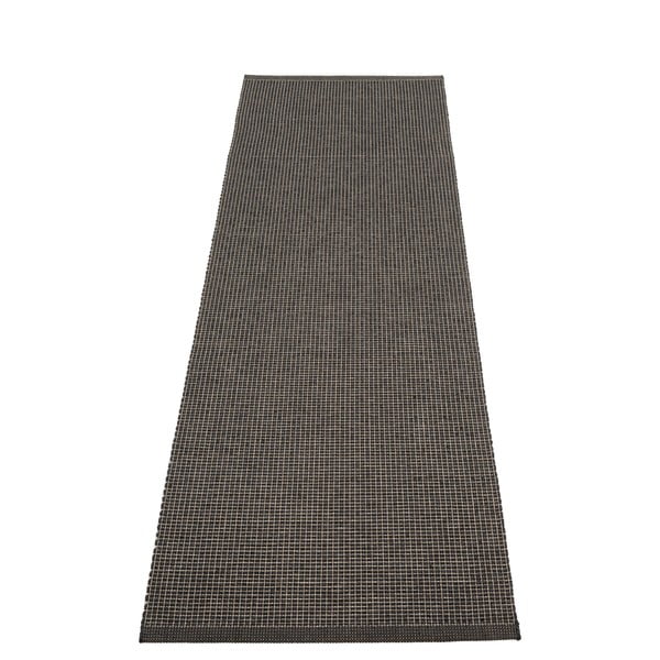 Antratsiitne sise/välisvaip 70x240 cm Emm Black Linen – Pappelina