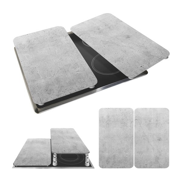 Klaasist pliidikatte komplekt 2 tk, hall Universal - Wenko-image-3