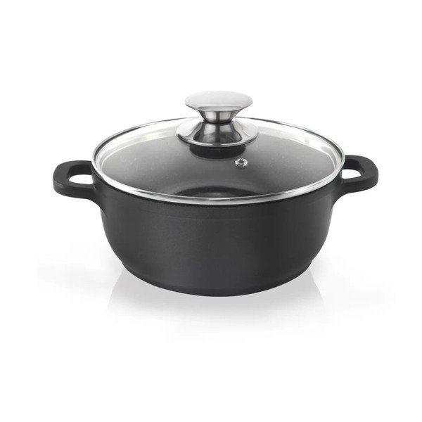 Pfluon Granit kleepumisvastane klaasist kaanega pott , ⌀ 20 cm Grande - Orion