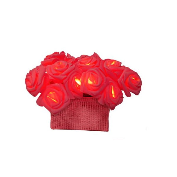 Světelný LED řetěz Best Season Red Roses