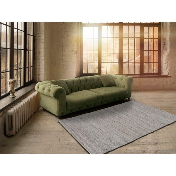 Helebeeži värvi vaip taaskasutatud plastikust , 60 x 110 cm Cinder - Universal-image-1