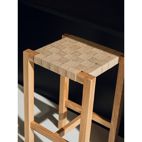 Naturaalsest tammepuidust baaritool (istme kõrgus 68 cm) Toli - noo.ma-image-4