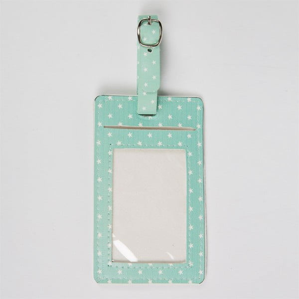 Modrá visačka na kufr Sass & Belle Flamingo-image-1