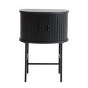 Must öökapp Nola - Unique Furniture