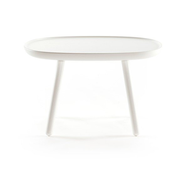 Valge täispuidust kohvilaud , 61 x 41 cm Naïve - EMKO-image-1