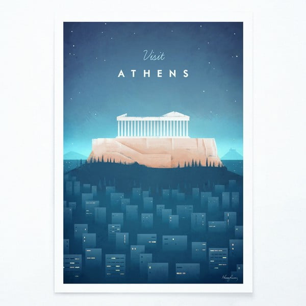 Plakat , 30 x 40 cm Athens - Travelposter