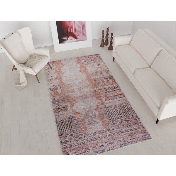 Helepunane pestav vaip 180x120 cm - Vitaus-image-1