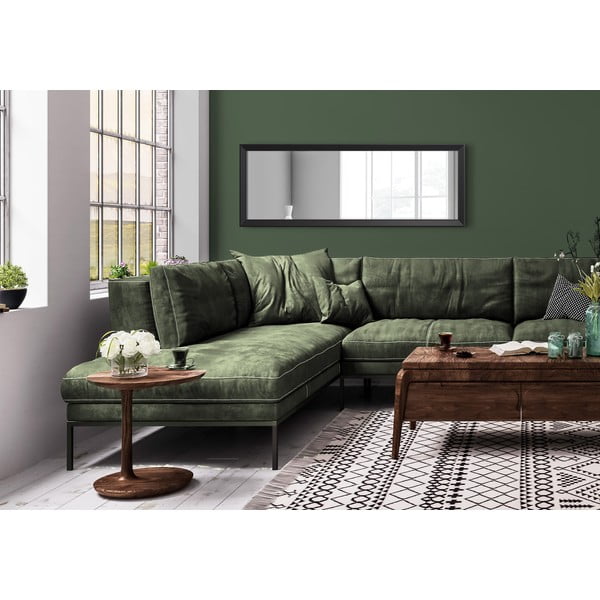 Musta raamiga seinapeegel , 47 x 147 cm Paris - Styler-image-1