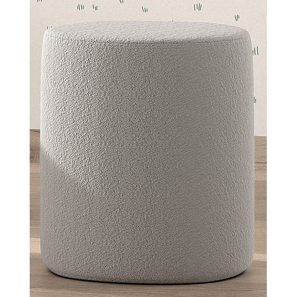 Helehall laste pouf, mis on valmistatud bukleekangast MOON - Vipack-image-1