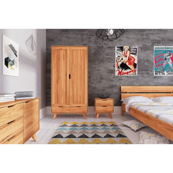 Pöögist riidekapp 90x180 cm Greg - The Beds-image-4