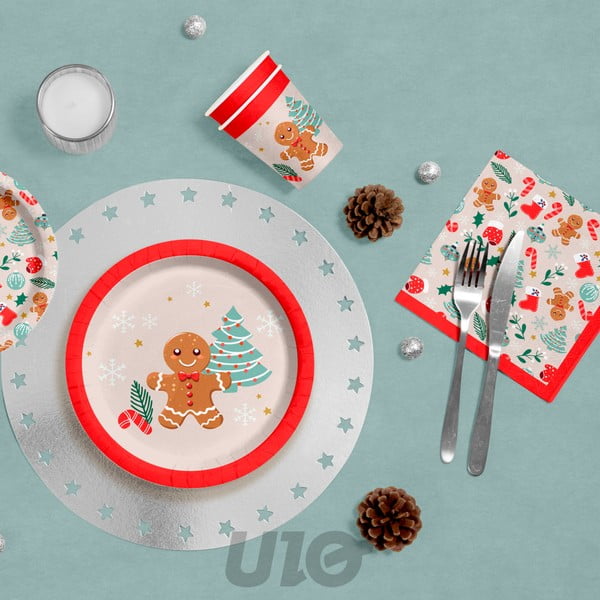 Salvrätikud komplektis 20 tk 33x33 cm Cookie - Homéa-image-1