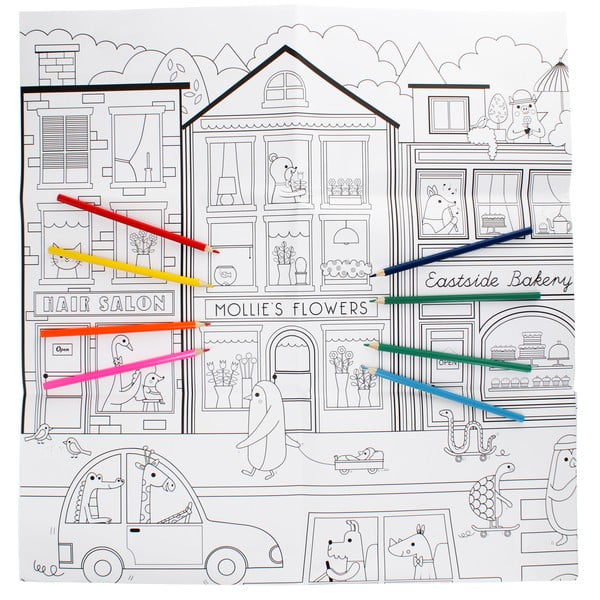 Värviraamat On Our Street - Rex London-image-2