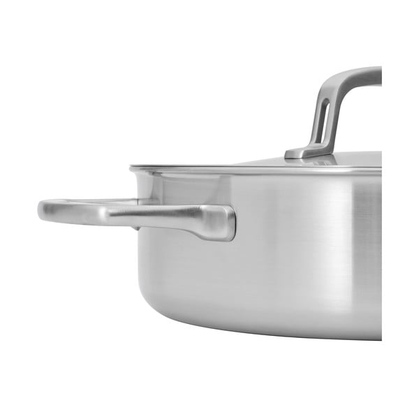 Roostevabast terasest pann koos kaanega, ø 28 cm tegame Lucca 3.0 - FABINI-image-4