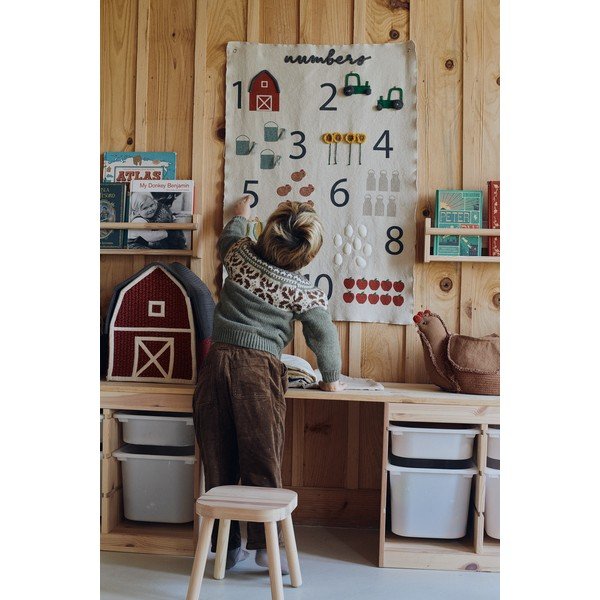 Laste seinakaunistus Farm Numbers - Lorena Canals-image-1