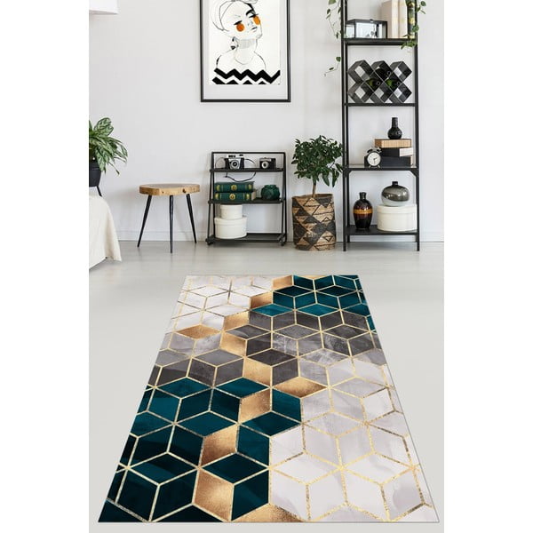 Türkiissinine vaip Optic, 160 x 230 cm - Rizzoli-image-2