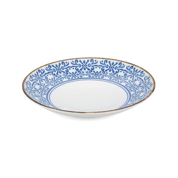 Valge/sinine portselanist kauss ø 25,5 cm Azul - BonBistro