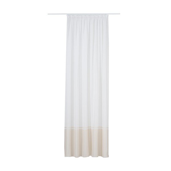 Beež-valge kardin 300x260 cm Sanova - Mendola Fabrics-image-2