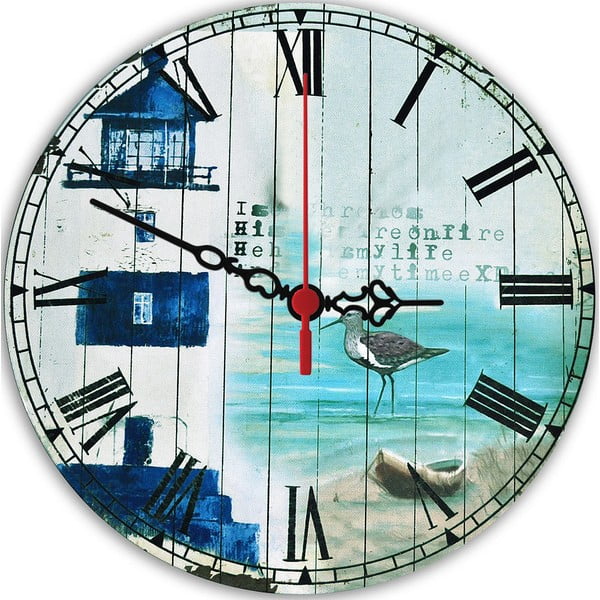 Nástěnné hodiny Seaside, 30 cm