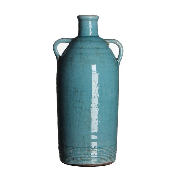 Keramická váza Sil Turquoise, 34x15 cm