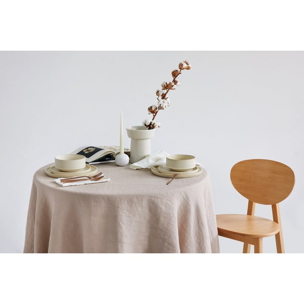 12-osaline beež kivikeraamikast nõude komplekt Malia - Bonami Selection-image-4