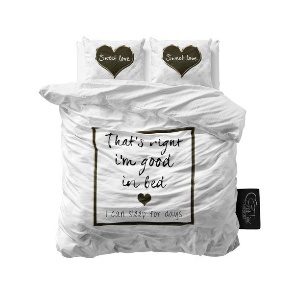 Povlečení z mikroperkálu Sleeptime In Bed, 200 x 220 cm
