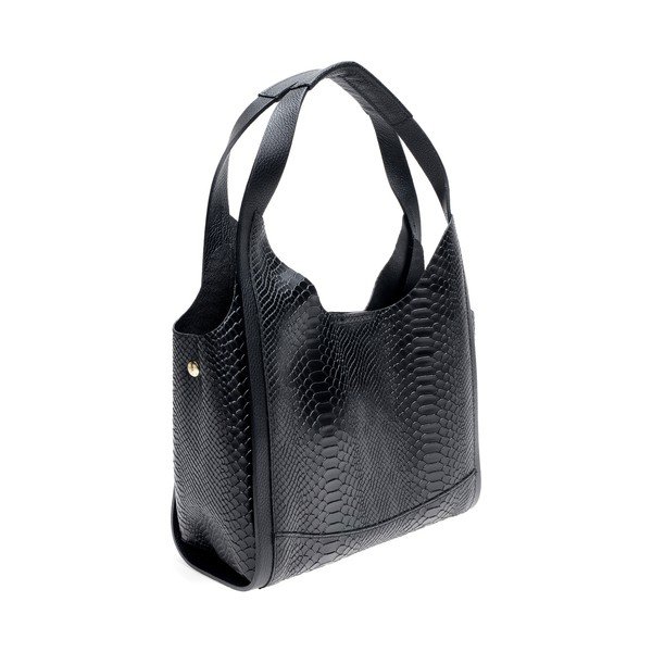 Mustast nahast käekott Sierra - Mangotti Bags-image-2