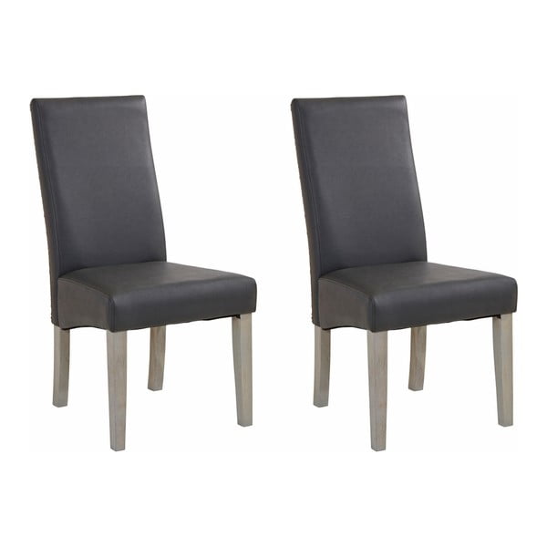 Sada 2 šedých jídelních židlí  Støraa Matrix