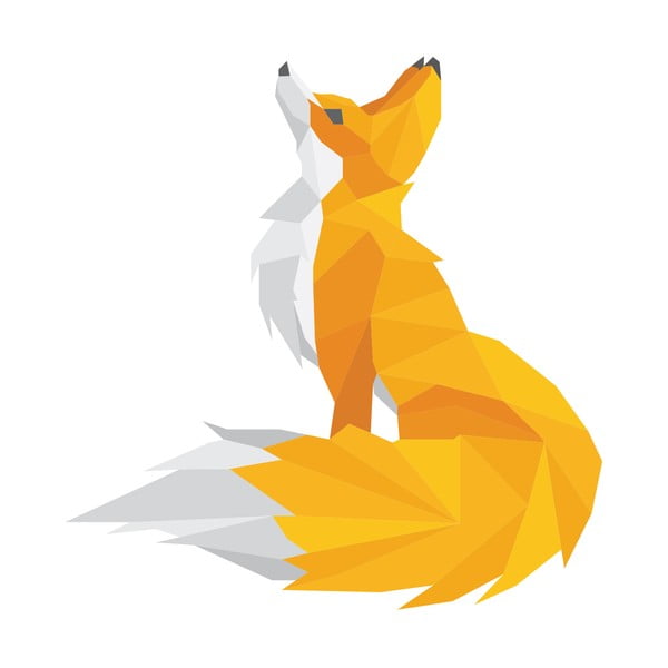 Foxie kleebis Origami - Ambiance-image-2