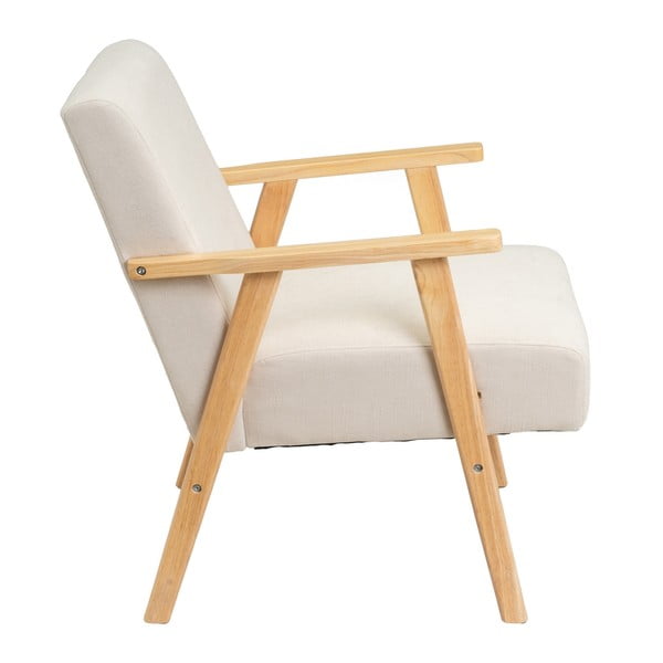 Valge šenillist tugitool Vintage - Casa Selección-image-3