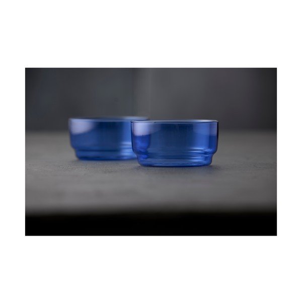 Sinised klaasist kausid 2tk komplektis 500 ml Torino - Lyngby Glas-image-2