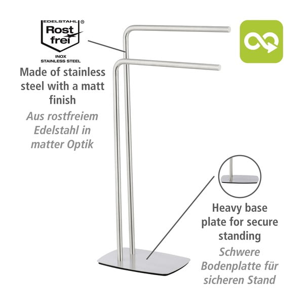 Roostevabast terasest rätikuhoidja Iria - Wenko-image-4