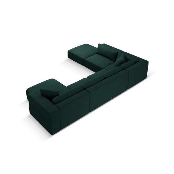 Roheline nurk U-kujuline diivan, vasak nurk Esther - Milo Casa-image-3