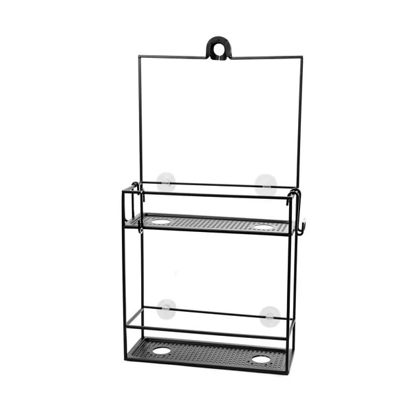 Must rippuv terasest vannitoa riiul Cubiko - Umbra-image-2