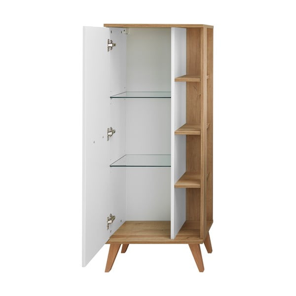 Valge madal vannitoakapp 51x128 cm Set 923 - Pelipal-image-3