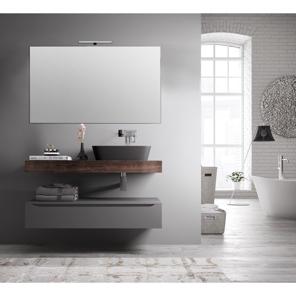 LED-valgustusega seinapeegel , 120 x 60 cm - Tomasucci-image-1
