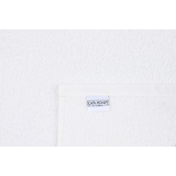 Valged puuvillased rätikud ja saunalinad 4tk komplektis Linda - Foutastic-image-4