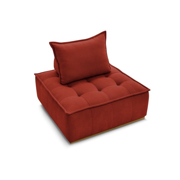 Bouclé kangast tugitool telliskivi värvi Elisa - Bobochic Paris-image-4