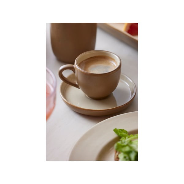 Pruun keraamiline tass 70 ml - Bitz-image-2