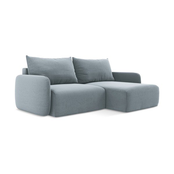 Sinine sametdiivanvoodi/panipaigaga nurgadiivan (parem nurk/diivanvoodiga) Kalena - Makamii-image-2