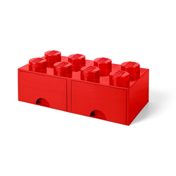 Punane hoiukast kahe sahtliga - LEGO®-image-1