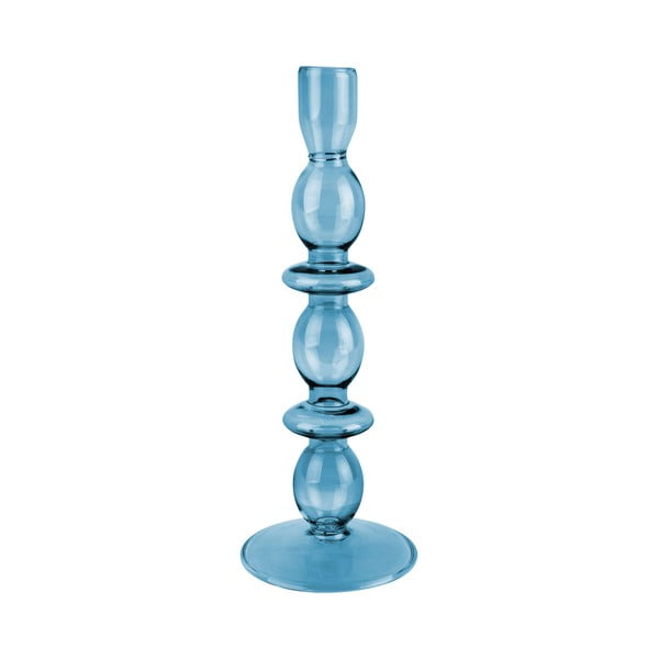 Sinine klaasist küünlajalg Glass Art - PT LIVING