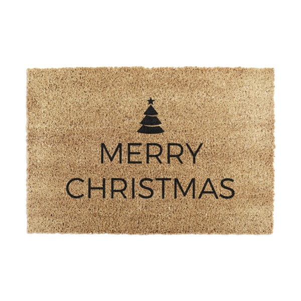 Jõulumotiiviga kookoskiududest matt 40x60cm Merry Christmas – Artsy Doormats