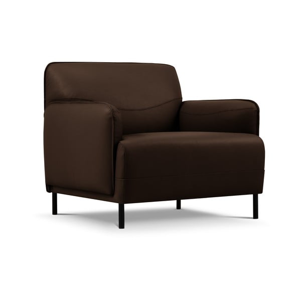 Pruun nahast tugitool Neso - Windsor & Co Sofas