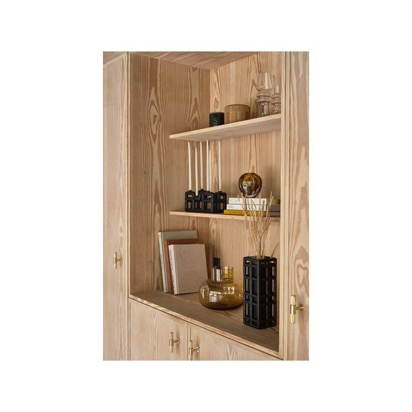 Must käsitsi valmistatud polüresiinist vaas (kõrgus 30 cm) Lyst - Villa Collection-image-3